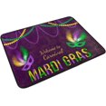 thumbnail image 2 of GZHJMY Mardi Gras Door mat Non Slip Floor Door Rug, Soft Floor Mat for Kitchen Garden Bedroom Indoor Outdoor Entrance Home Holiday Decoration 23.6" x15.7", 2 of 7