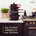 thumbnail image 5 of Cuisinel 5-Tier Pan Rack Silicone Coated Cookware Organizer for Cast Iron Skillets & Pots, 15.7" Black, 5 of 7