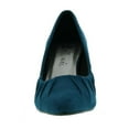 thumbnail image 3 of Bellini Vinny Women Dress Pump In Teal Microsuede, 3 of 5