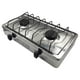 thumbnail image 2 of Parrilla Estufa De Acero Inoxidable Con 2 Quemadores Gas LP Para Sobreponer Lion Tools  0429, 2 of 5