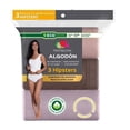thumbnail image 2 of Hipster Fruit of the Loom para Mujer, Algodón Premium, Multicolor, 3 Piezas Talla 4, 2 of 4