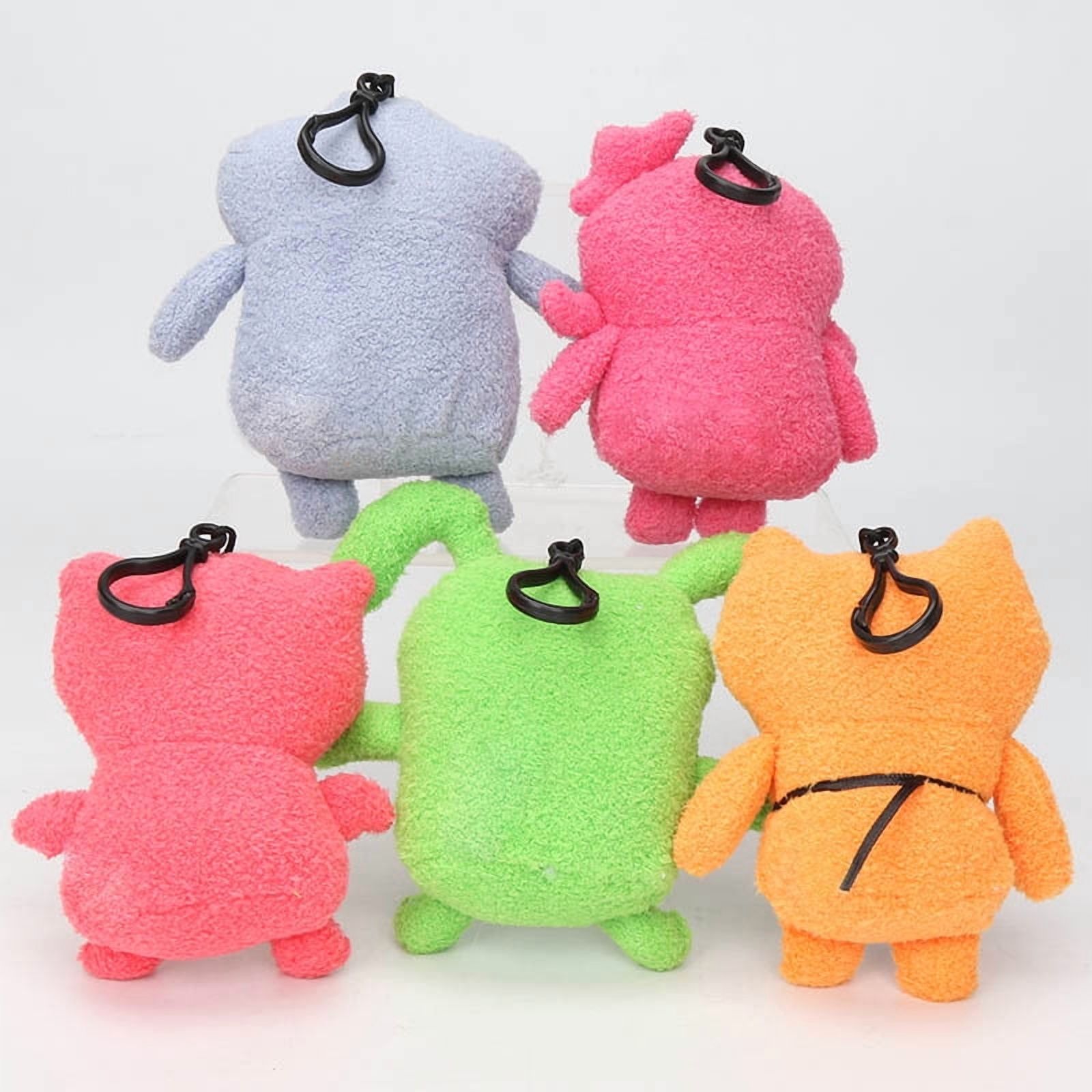 5PCS Ugly Dolls Keychain, Decoration, Birthday Gift, Plush Toy