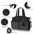 thumbnail image 2 of HLONK Diaper Bag Tote with Pacifier Holder Case for Mom and Dad  Multi-Function Travel Diaper Bag with Adjustable Shoulder Strap and Insulated Pockets  Black, 2 of 7