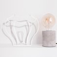 thumbnail image 2 of CRAFTHROU DIY Lampshade Bracket Metal Frame White Vintage Style 1Pcs, 2 of 8