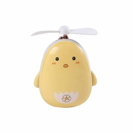 

WSBDENLK Portable Fans for Indoors Led Light Cartoon Beauty Mirror Mini Usb Small Fan Creative New Gift Portable Fans for Home Clearance