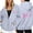 A-Grey128, variant on Womens Cancer Brushstroke Ribbon Print Hoodie Oversized Long Sleeve Hooded Zip Up Jacket Soft Artistic Awareness Hoodies