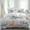 Mist Blue, variant on Octopus Coastal Set of 4 Bedding Quilt Covers, Summer Beach Coral Starfish Ocean 4-Piece Bed Sheet Set with Extra Soft Bed Sheets Quilt Cover Pillowcase, Queen
