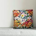 thumbnail image 2 of Creative Products Colorful Wildflowers 18x18 Indoor / Outdoor Pillow, 2 of 2