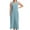 Blue, variant on OSOLU Solid Color Women Summer Casual Dress U Neck Sleeveless Long Loose Flowy Comfortable Vacation Everyday Wear Boho Sundress Dresses For Women 2025 Elegant Classy