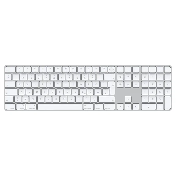 Restored Apple Magic Keyboard 2021 with Touch ID & Num Keypad - Silver German MK2C3D/A