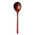 thumbnail image 1 of 4pcs Red Handle Wooden Spoon Natural Lacquer Tea Soup Spoons Eco-friendly Catering Dinner Tableware, 1 of 1