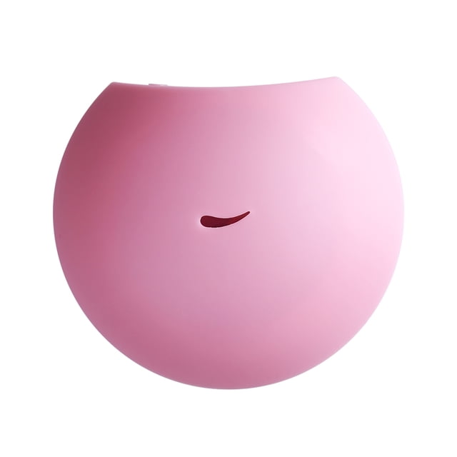 Zootealy Ultrasonic Aroma Diffuser Humidifier Small Shell Style Essential Oil Diffuser 80ML Portable Waterless Auto Power Off Colorful Night Light for Home Office Pink
