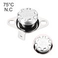 thumbnail image 4 of Uxcell Temperature Control Switch Thermostat 75°C 10A Normally Closed NC 5 Pack, 4 of 4