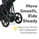thumbnail image 4 of BOB Gear Wayfinder Jogging Stroller with Independent Dual Suspension, Air-Filled Tires, and 75-Pound Weight Capacity, Nightfall, 4 of 5