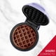 thumbnail image 3 of Holstein Housewares Miniwaffles personal/personalizable, revestimiento antiadherente, lavanda, gofres de 4 pulgadas en minutos, ideal para desayuno, almuerzo, almuerzo o aperitivos, 3 of 7