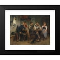 thumbnail image 2 of Hugo Kauffmann 24x19 Black Modern Framed Museum Art Print Titled - On the Test Bench (1881), 2 of 5