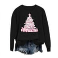 thumbnail image 6 of Womens Casual Christmas Long Sleeve Tee Shirts 2025 Pullover Sweaters Winter Clothes Long Sweaters With Pockets Zip Up Sweatshirt Plus Size Fall Tops, 6 of 6
