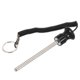 thumbnail image 1 of Pasador de peso Uxcell con cuerda de tracción 5/16" Diámetro Pasador de selector magnético para gimnasio en casa Club 4-15/16" Longitud Negro, 1 of 7