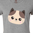 thumbnail image 4 of Inktastic Cute Cat, Little Cat, Cat Head, Brown Cat Women's T-Shirt, 4 of 5