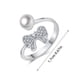 thumbnail image 2 of Anillos para mujer, regalos para mujer, moda, genial y misterioso, circonita cúbica exterior, maravilloso regalo, anillo hueco., 2 of 3