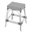 thumbnail image 2 of Butler Specialty Company Robias Rattan 24.5" Counter Stool - White & Black Dot, 2 of 8