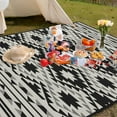 thumbnail image 2 of Boho Picnic Blanket Waterproof Foldable Extra Large Picnic Mat Beach Blanket 60"x80" for Camping Beach Hiking Patio Party Outdoor Decor Gifts, 2 of 6