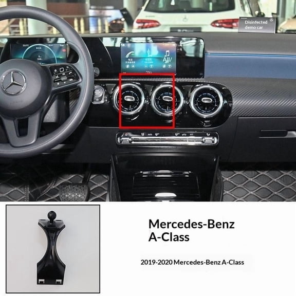 Car Phone Mount Adapter For Mercedes-Benz 2019-2022 A-Class Holder Stand Mobile Car Cellphone Gravity Bracket Only Base