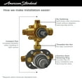 thumbnail image 2 of American Standard Flash 2-Way Integrated Shower Diverter Rough-In Valve with Pressure Balance Valve Cartridge, 2 of 4