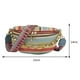 thumbnail image 3 of Bolso De Hombro Bolso bandolera para mujer Bolso de pecho de paja con cadena Bolso grande tejido para mujer (Azul), 3 of 8