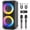 T27-T, variant on FanFun Bluetooth Speaker, Portable Speaker with Wired Microphone for Outdoor/ Indoor Party, D50