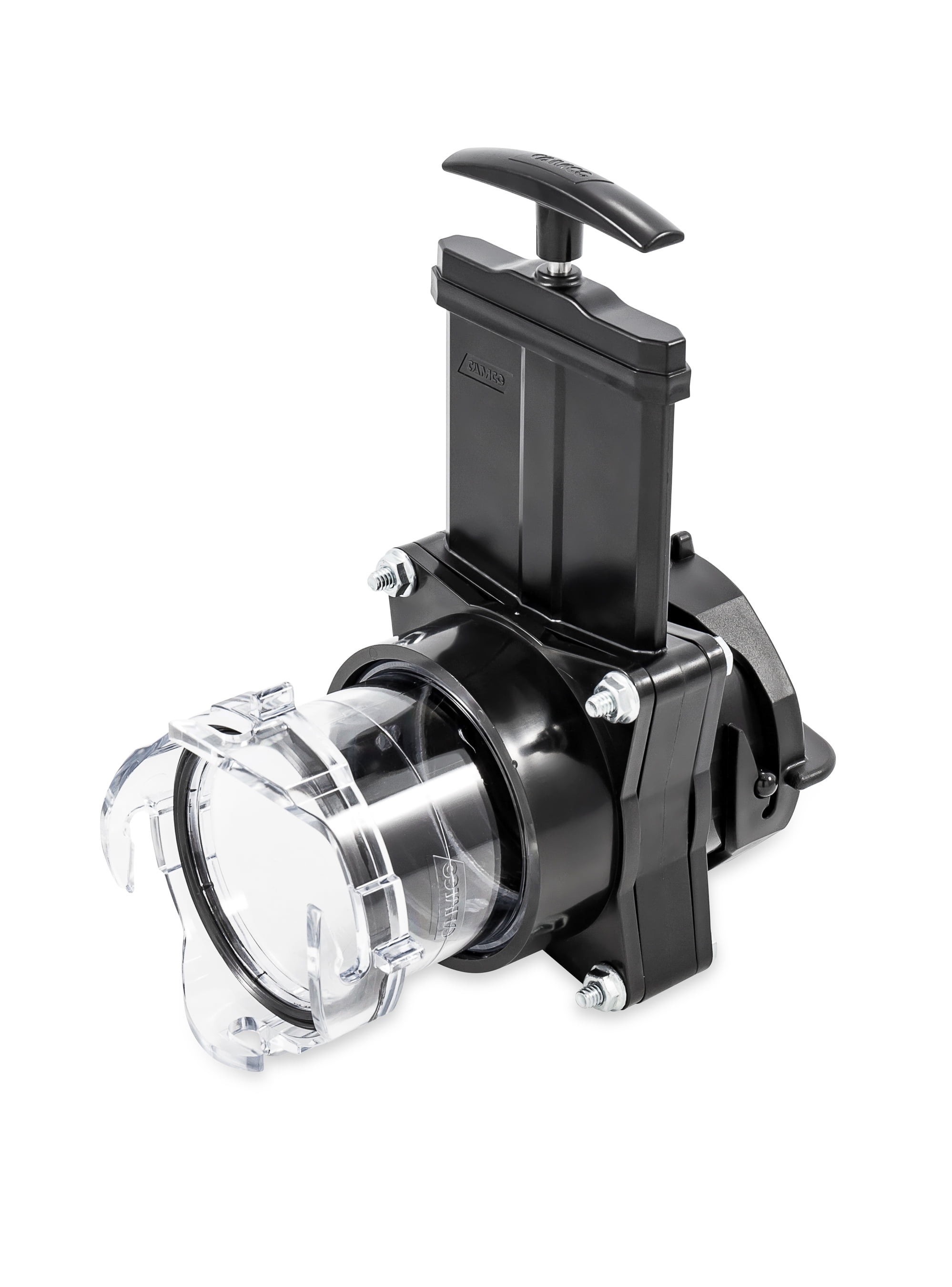 Camco RV Gate Valve, Built-in 3-1/2" Clear Adapter, Quick Fix for Leaky Valves (39053)