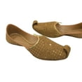 thumbnail image 3 of Sherwani Shoes for Men Wedding Handmade Punjabi Leather Jutti Ethnic Mojaris for Men's, 3 of 4