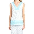 thumbnail image 5 of Women's Printed Sleeveless Top & Capri Pajama Set, 5 of 5