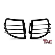 TAC Tail Rear Light Guards Cover Protector Fit 2007-2014 Toyota FJ Cruiser TLG Black Taillight  1 Pair
