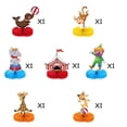thumbnail image 2 of Centro de mesa de 7 piezas para fiesta de Cumpleaños de Niños, Bola de nido de abeja para parque de atracciones, adorno de mesa, accesorios para cabina, Carnaval, circo, 2 of 3