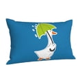 thumbnail image 2 of Disketp Pillow Covers Goose Holding An Umbrella Pattern Throw Pillow Case Cushion Covers,Cushion For Bedroom,Couch,Home-14"X20", 2 of 8