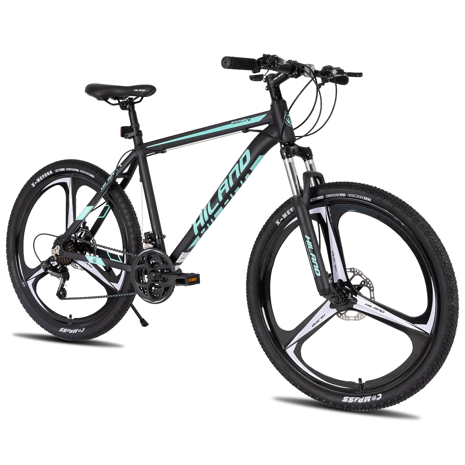 Dicteren verdacht Markeer Hiland 26 inch Mountain Bike, Shimano 21 Speeds, Aluminum 17/19 inch Frame  with Disc-Brake for Unisex Mens Womens MTB Bicycle - Walmart.com