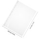 thumbnail image 2 of GAXIRE 100Ud Archivos Transparentes Con Bolsillos Protectores Para Documentos Oficina Con Perforación, 2 of 8
