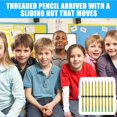 thumbnail image 6 of PatungKu Metal Nut Design Sensory Threaded Pencil For Classroom Focusing And Productivity, 6 of 7