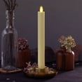 thumbnail image 3 of Luminara Set of 2 Moving Flame LED Taper (1x9.75), Flameless Candle, Melted Edge, Smooth Wax, Unscented - Ivory, 3 of 6