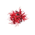 thumbnail image 2 of Zzbeans Large Flower Hair Clip, Elegant Simulated Floral Side Hair Clips for Women, Sweet Style Hair Accessories with Strong Grip, Photo Card Party Wedding Prom Gift, Red, 2 of 3