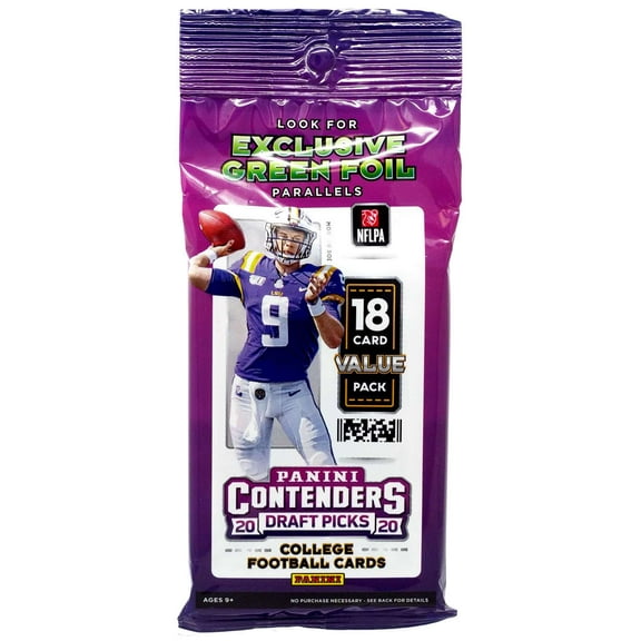 20 Panini NFL Contenders Draft Fat Pack
