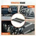 thumbnail image 7 of Portable Wheelchair Ramp, 3 ft 800 lbs Capacity, Non-Slip Aluminum Folding Threshold Ramp, Foldable Mobility Scooter Ramp Wheel Chair Ramp, Handicap Ramp for Home Steps, Stairs, Doorways, Curbs,, 7 of 7