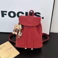 thumbnail image 2 of Mochila de gamuza de bosque coreana para mujer, nueva mochila de viaje de diseño nicho con textura retro de alta calidad, 2025, 2 of 4