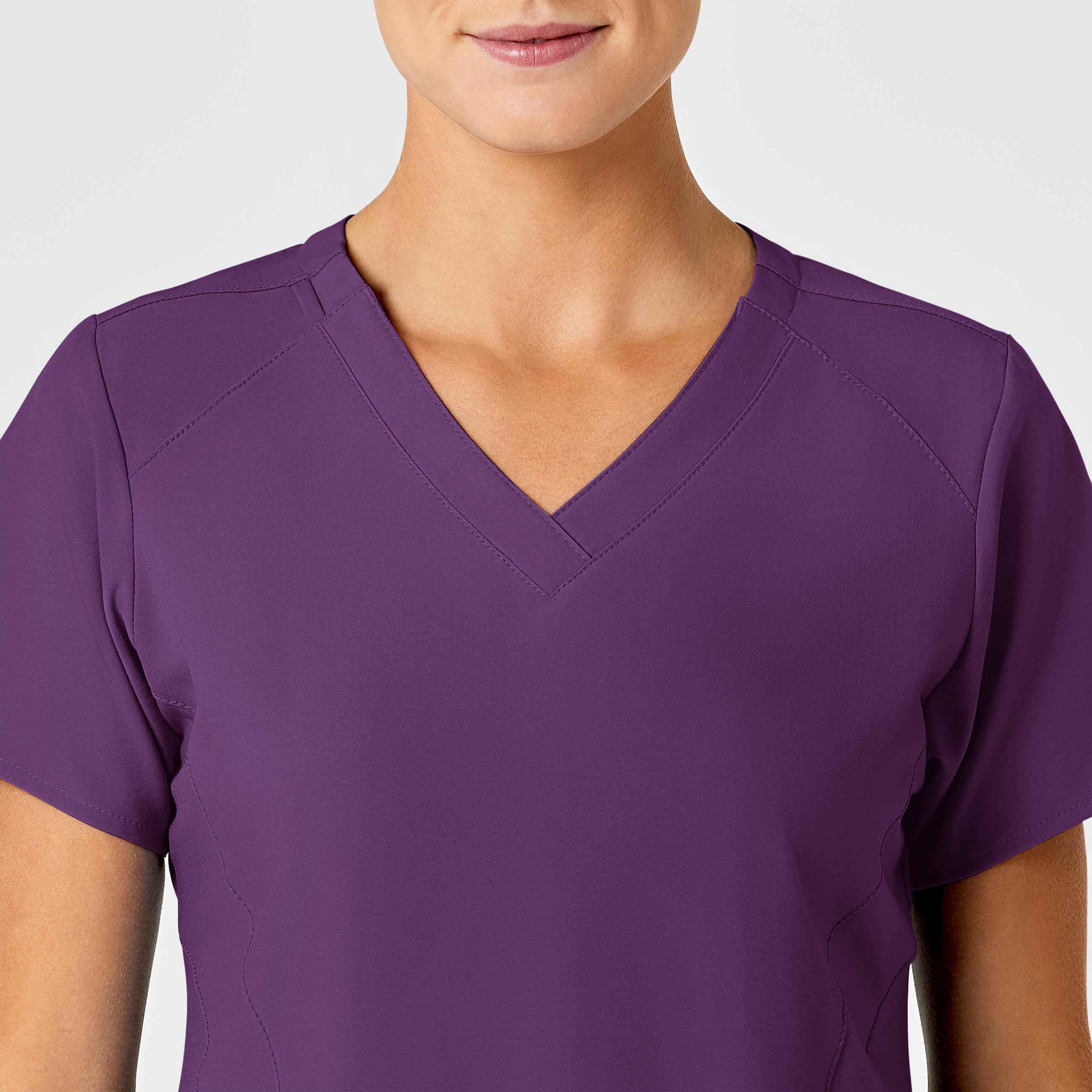 WonderWink W123 Stylized V-Neck Scrub Top For Women - Walmart.com