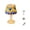 A, variant on XINGXIANG - 11.8cm DIY Stained Glass Style Table Lamp, Creative Mosaic Craft Kit, Warm Light Decorative Lamp for Home Office and Gift Giving (B)