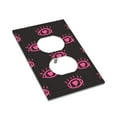 thumbnail image 7 of DouZhe 1-Gang Duplex Outlet Cover, Cute Pink Freak Eye Decorative Wall Plates, 7 of 7