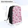 thumbnail image 4 of Fotbe Flower Butterfly Mochila de Viaje para Laptop, Mochila Ejecutiva Delgada y Resistente 15.6", 4 of 8