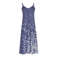 thumbnail image 3 of Generic Women's Summer Maxi Dress Casual V-Neck Sleeveless Bohemian Spaghetti Strap Floral Long Maxi Dress, 3 of 4