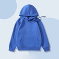 thumbnail image 6 of Gubotare Toddler Boys Hooded Sweatshirts Boys Hoodie Pullover Popular Casual Long Sleeve Comfortable Winter Wear for Children 3T 4T (Blue,3-4 Years), 6 of 7